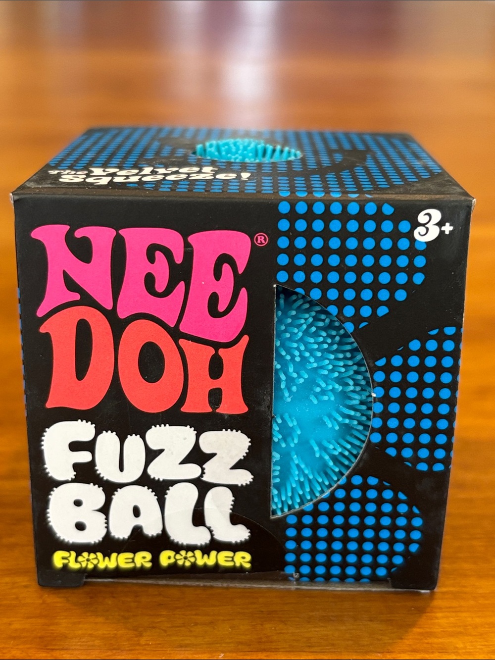 NEW NEEDOH FLOWER POWER FUZZ BALL The Velvet Squeeze Squishy Schylling Viral💙